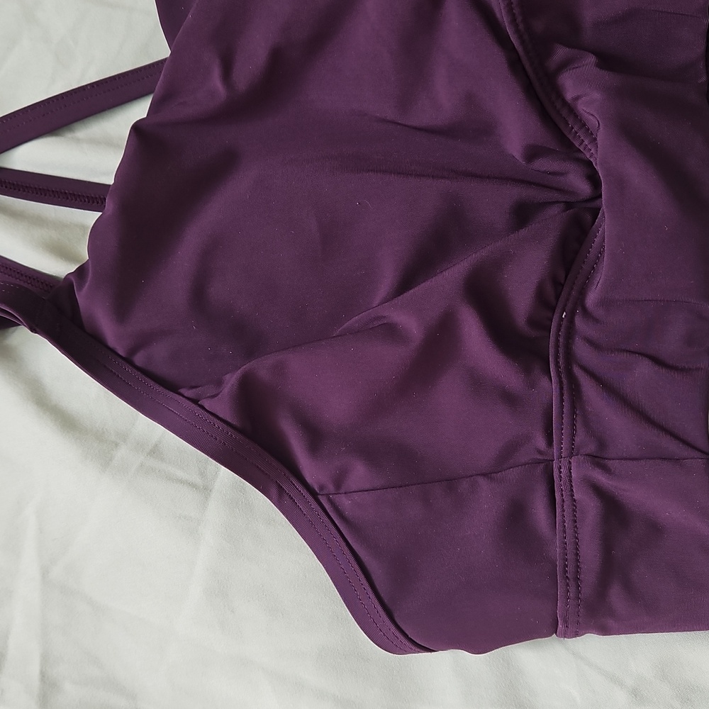 All In Motion Women's Blue and Purple Strappy Bralette Set, Size L - Picture 6 of 7